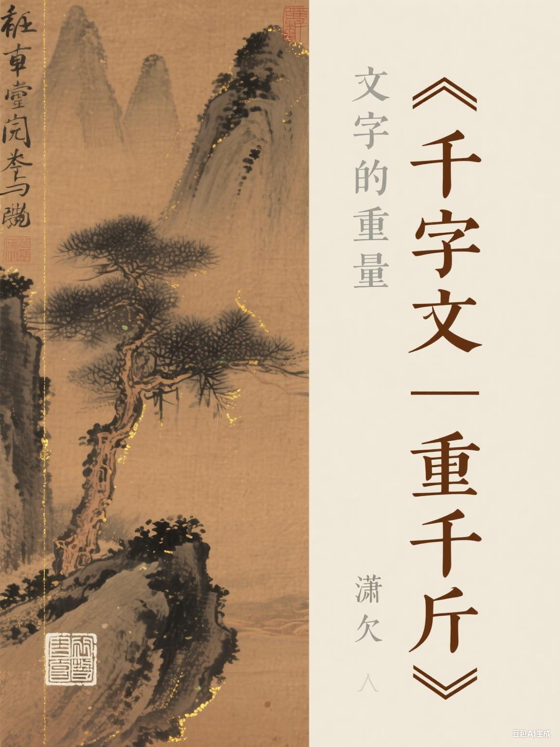 千字文：重千斤